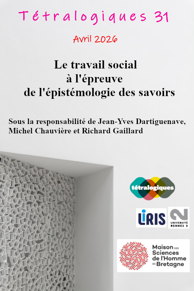 couverture du numéro 31 de Tétralogiques