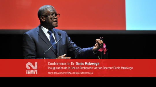 Conférence du Dr.Denis Mukwege