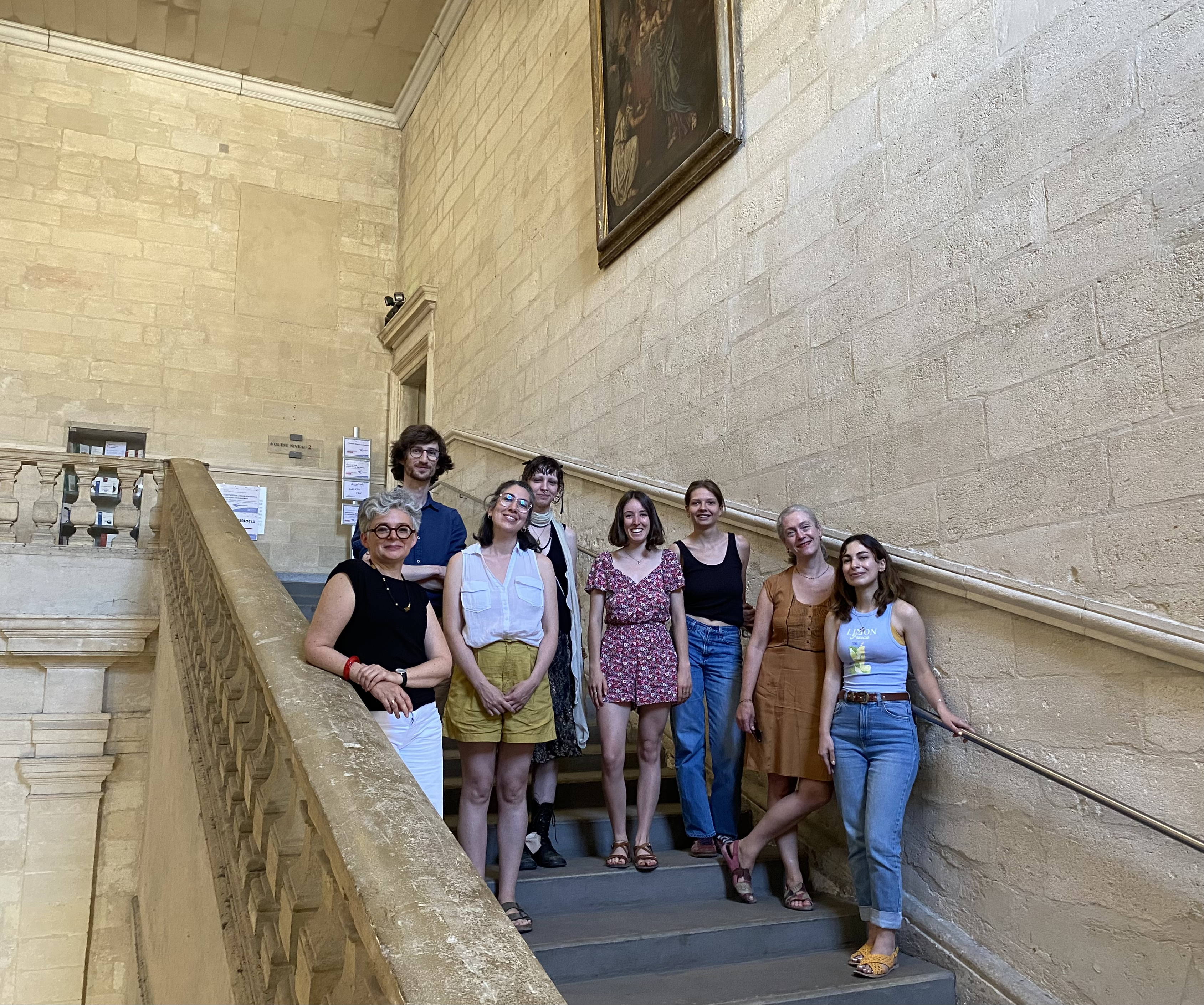 photo de groupe université d'été Avignon