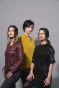 Les trois musiciennes de l'Ensemble Chakâm