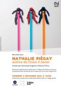 affiche rencontre Nathalie Piégay