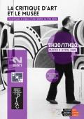 Affiche JE "La critique d’art et le musée"