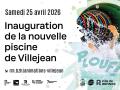 Visuel inauguration de la nouvelle piscine de Villejean