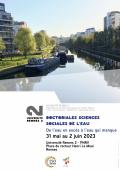 Affiche Doctoriales des Sciences Sociales de l’Eau 2023
