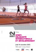 Affiche colloque Sport, solidarité internationale et développement 