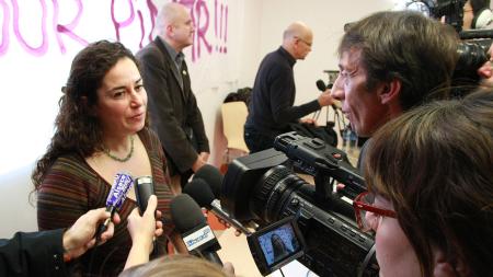 Pinar Selek conférence de presse 04 Strasbourg 25 janvier 2013