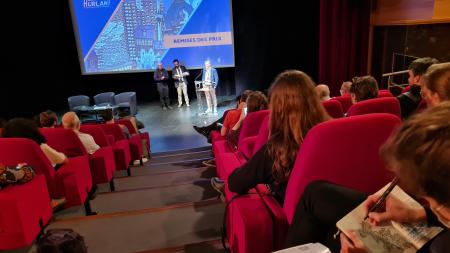Cérémonie de remise des prix littéraires lors de la 1ère édition en 2022