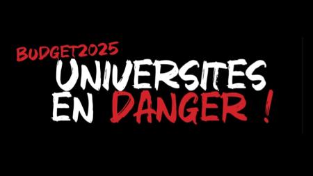 Visuel Budget 2025 - Universités en danger