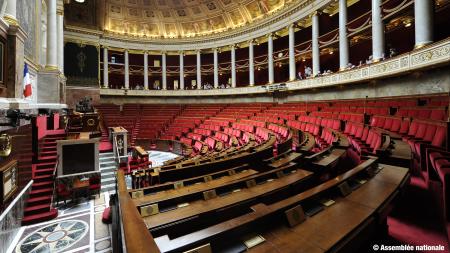 Photo de l'hémicycle de l'assemblée nationale