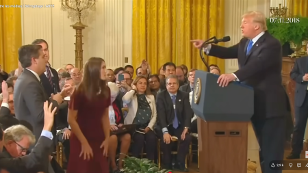 Capture de la vidéo "Trump contre les médias", d'Arte