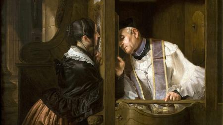 La Confession, tableau de Giuseppe Maria Crespi