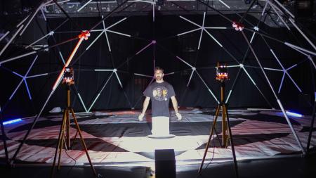 thibaud ruellan au coeur de son installation