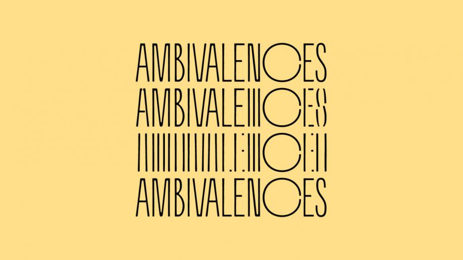 Le terme "ambivalences" écrit sur fond jaune