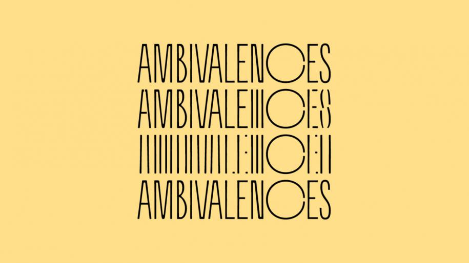 Le terme "ambivalences" écrit sur fond jaune
