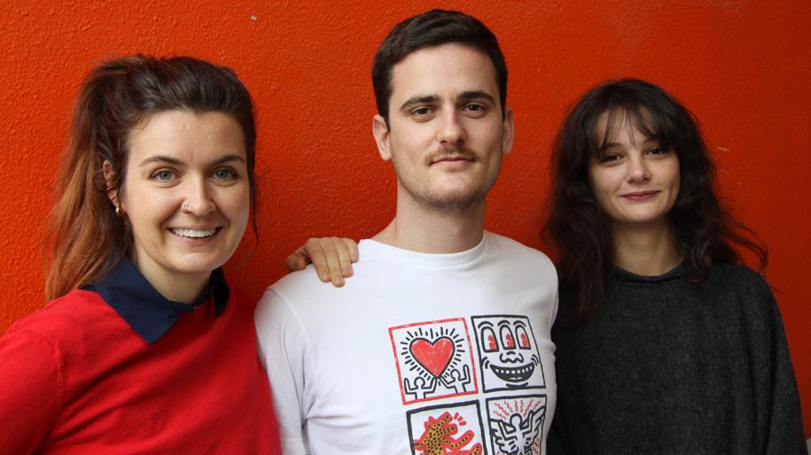 Zoe Stroebele, Serdar Rama et Laura Orgambide gagnants Cassini Hackathon