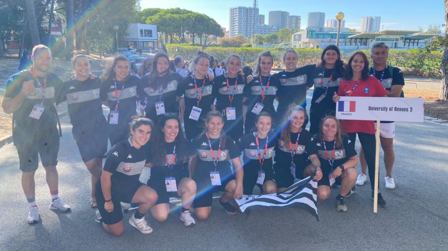 Rugby à 7 : l’équipe féminine de l’Université Rennes 2 championne d’Europe universitaire