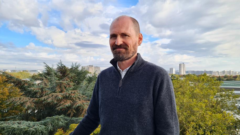 Rodrigo Adolfo García de la Sienra, lors de son séjour à l'Université Rennes 2 en octobre 2023