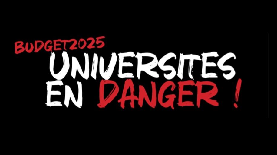 visuel Budget 2025 Universités en danger