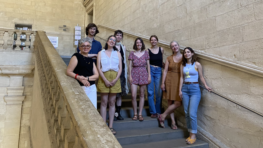 photo de groupe université d'été Avignon