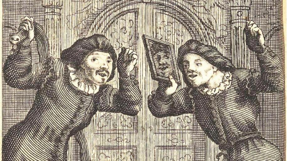 Gravure représentant Molière