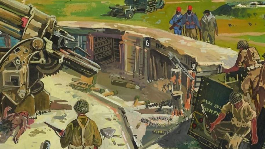 Peinture de guerre, © Musée de Bretagne