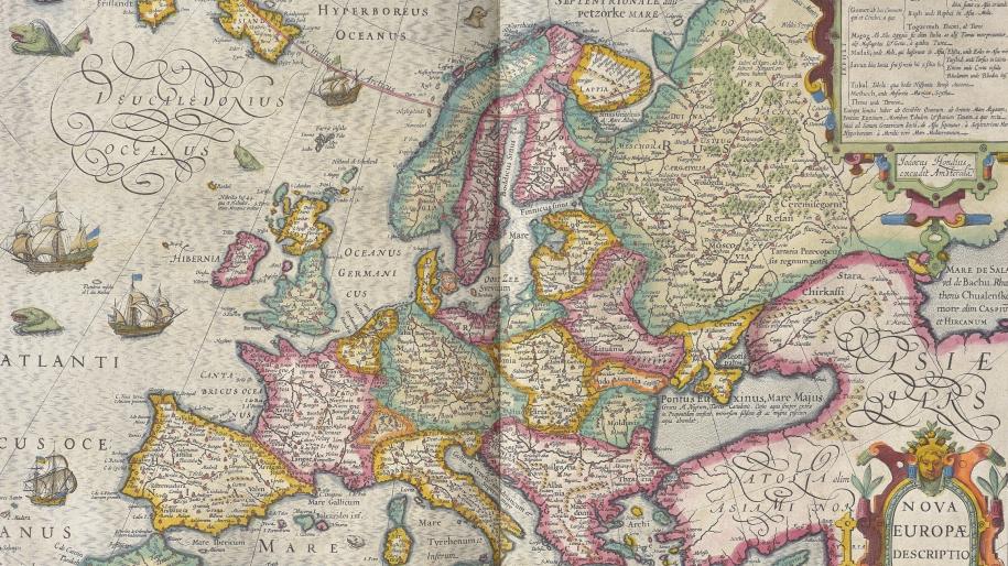 Atlas de Mercator, édition de 1619, Fonds ancien, cote 937