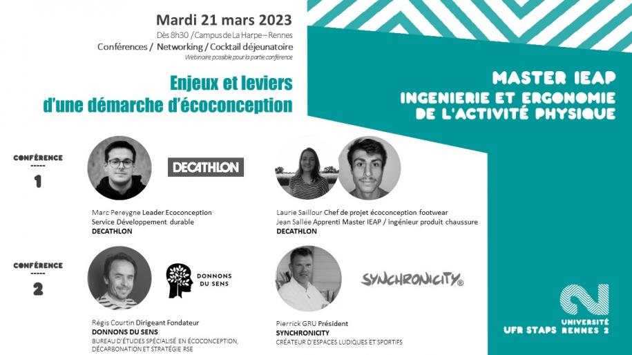 noms et photos des intervenants