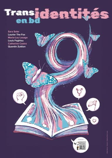 Affiche transidentités en BD