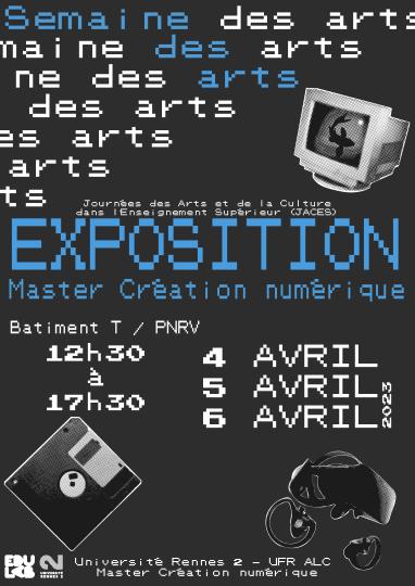 Affiche Semaine des arts