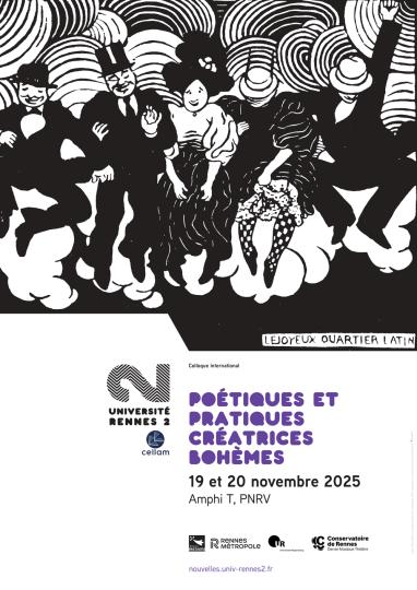 affiche colloque Bohèmes