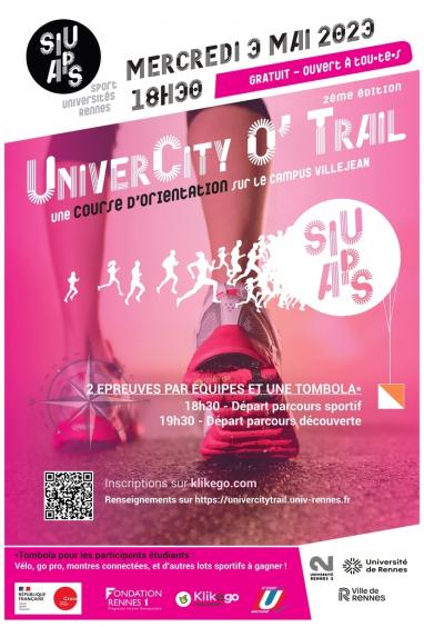 Affiche UniverCity O' Trail 2023