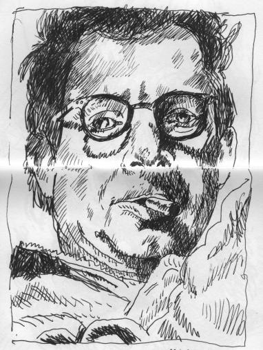 autoportrait dessiné de Morvandiau