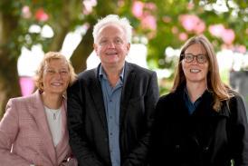 Photo de Catherine Malecki, Owen McIntyre et Anne-Laure Le Nadant