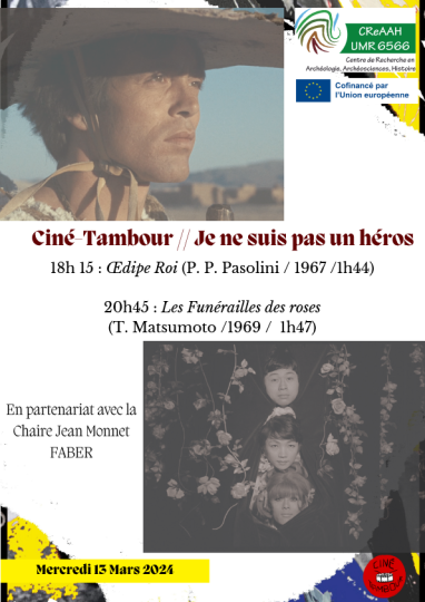 affiche cinétambour 13 mars 2024