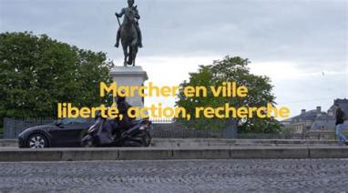 Affiche documentaire "Marcher en ville"