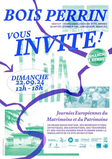 affiche de l'événement Bois Perrin vous invite
