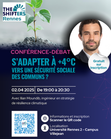 Conférence-débat "S'adapter à +4°C : vers une sécurité sociale des communs ?"