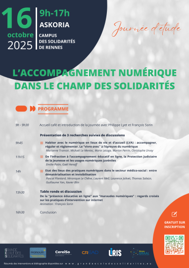 Affiche-programme de la journée d'étude