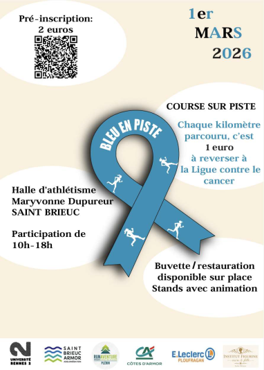 affiche de Bleu en piste