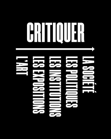 visuel Rencontre publique "Pour une critique sociale de l’art"