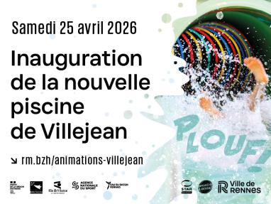 Visuel inauguration de la nouvelle piscine de Villejean