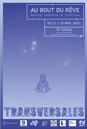 affiche du festival transversales 2023