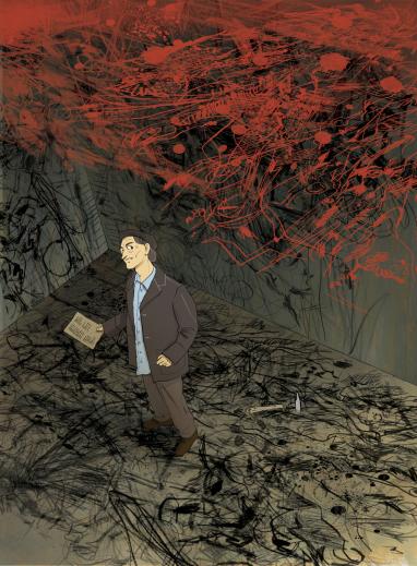 couverture inédite © Laurent Richard Nanaqui, une vie d’Antonin Artaud Glénat 2019