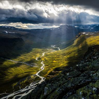The Rapa Valley in Sarek National Park par Fredrik Schlyter