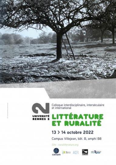 Affiche colloque Littérature et ruralité