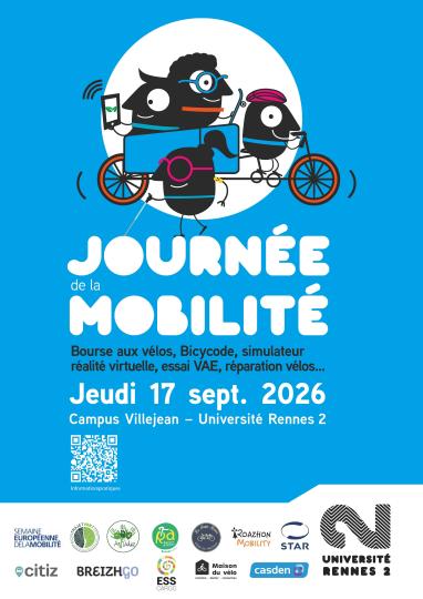 Affiche Journée de la mobilité 2026 le jeudi 17 septembre