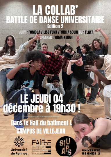 Affiche Battle danse hip-hop
