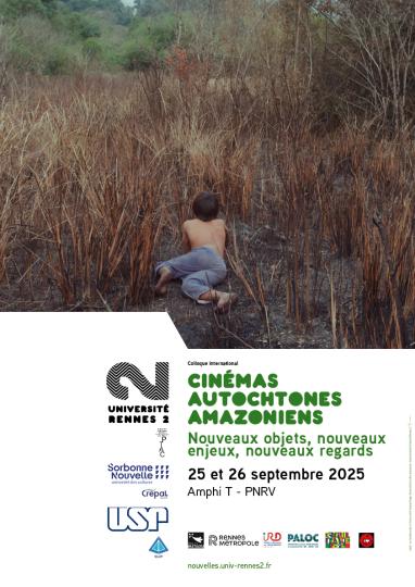 Affiche colloque international "Cinémas autochtones amazoniens"