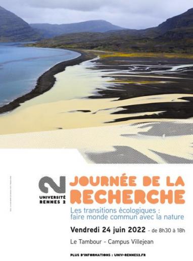 Affiche Journée de la recherche 2022