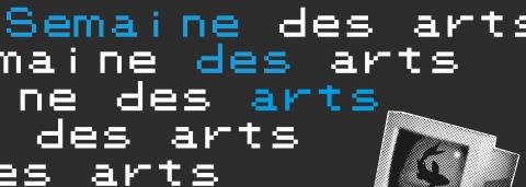 Extrait de l'affiche de la Semaine des arts